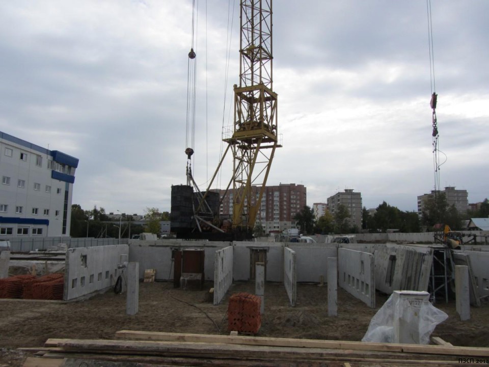 Начало строительства Сентябрь 2014 Писарева 29б