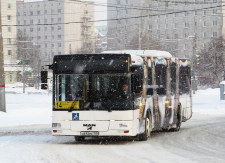 В новогоднюю ночь в Перми будут работать 7 автобусных маршрутов