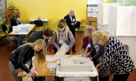 Путин уверенно лидирует на выборах в Прикамье по итогам обработки почти 75% протоколов