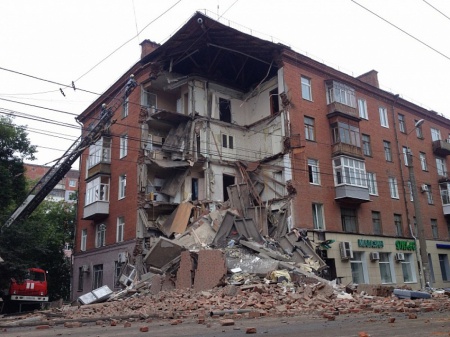 В Перми ведётся работа по профилактике обрушения домов, стоящих на склонах