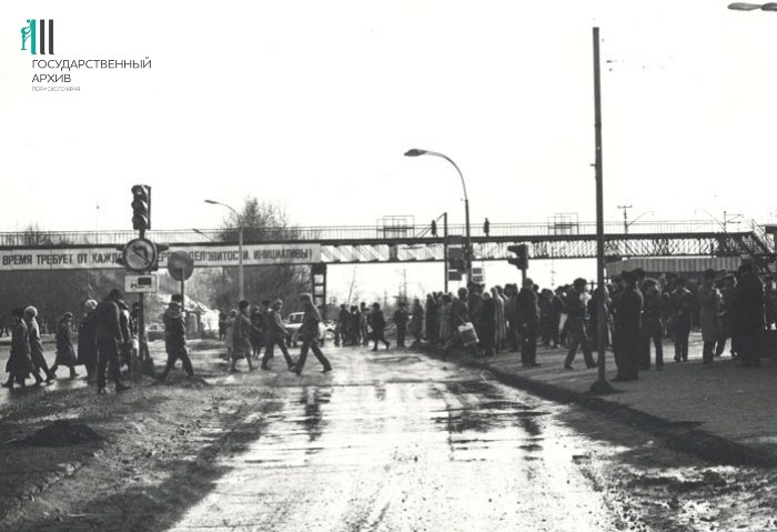 март 1989 год, забастовка автобусов.
