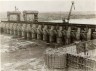 Опалубка консолей верхнего бьефа Камской ГЭС.1954г